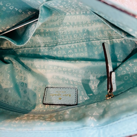 Kate Spade NY Natalia Flap Grain Leather Small Shoulder/Crossbody Bag 11”x6.5”x3 - Picture 4 of 16